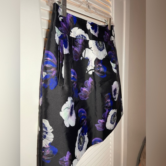 J.crew Violet Poppy A-line mini skirt w pockets $110 E4076 size 2 - Picture 4 of 8